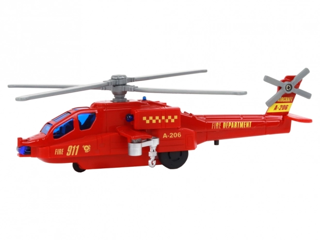 Aluminijski spasilački helikopter Powered Mix Sound Lights