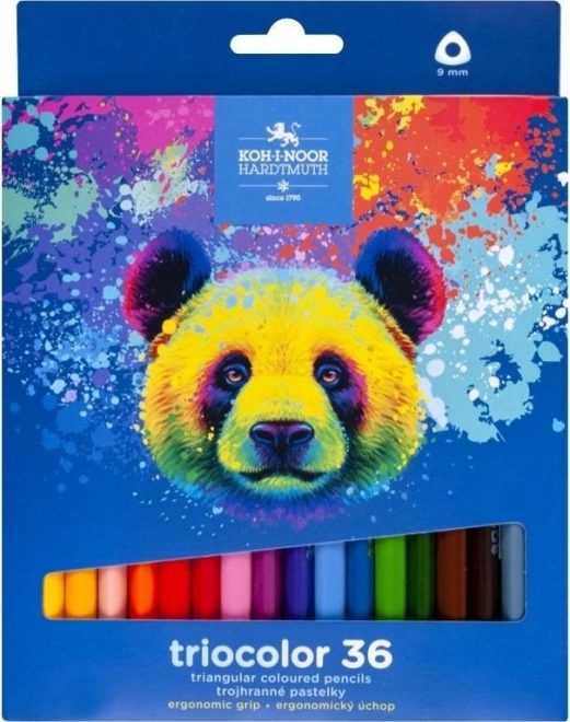 Trokutaste bojice Triocolor 36 kom MEDVJED KOH‑I‑NOOR