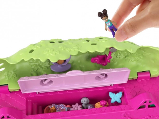 Polly Pocket Set figurica Životinjske avanture Kućica na drvetu