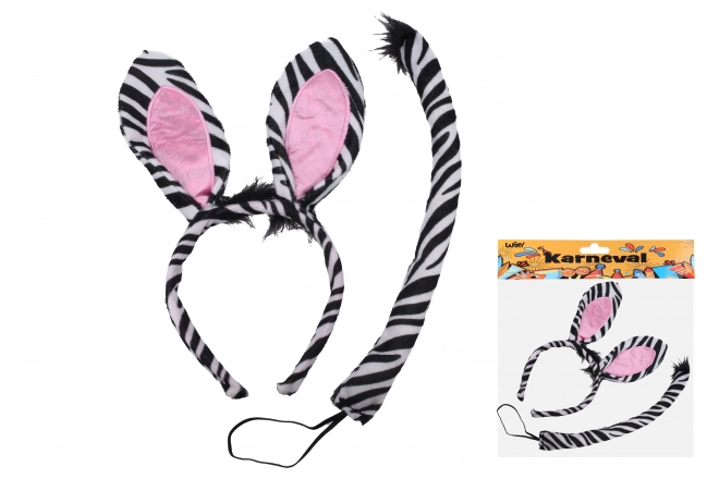 Karnevalska set Zebra