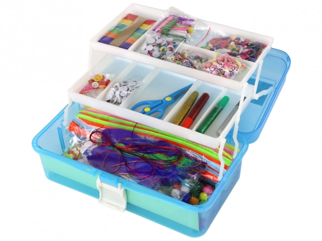 Plava proširiva torba Kreativni umjetnički set DIY