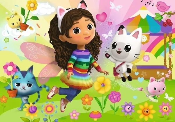 Puzzle 100 dijelova Glitter Glitter Gabby Gabbyjeva Kuća Lutaka