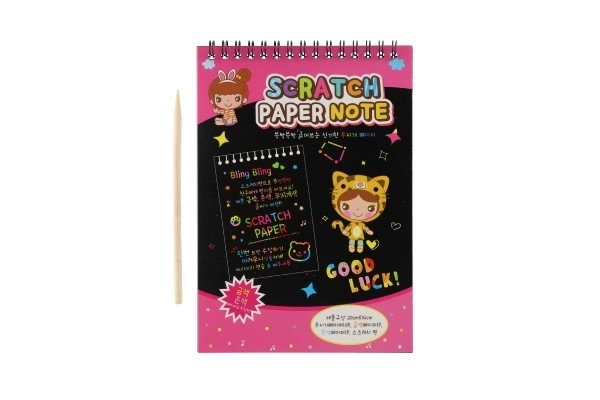 Šareni notes za grebanje 10 listova