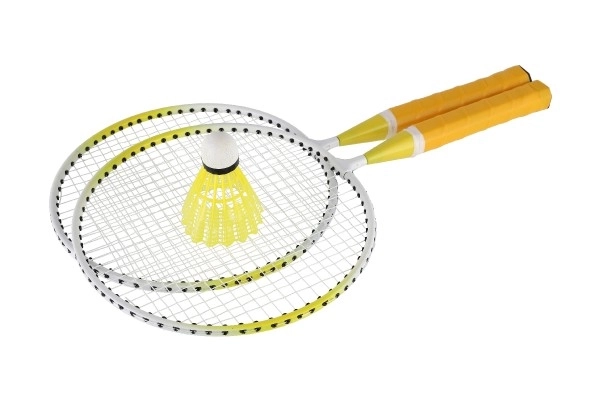 Dječji set za badminton metal/plastika s dva reketa i lopticom