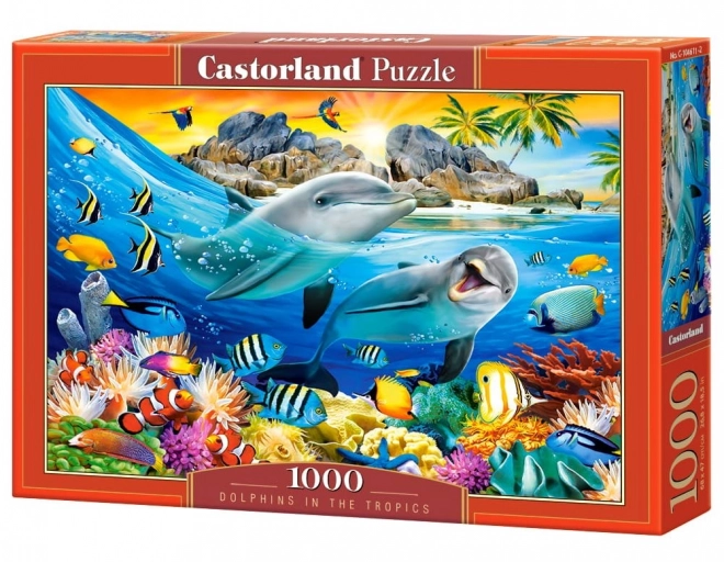 Puzzle 1000 dijelova Dupini u Tropima