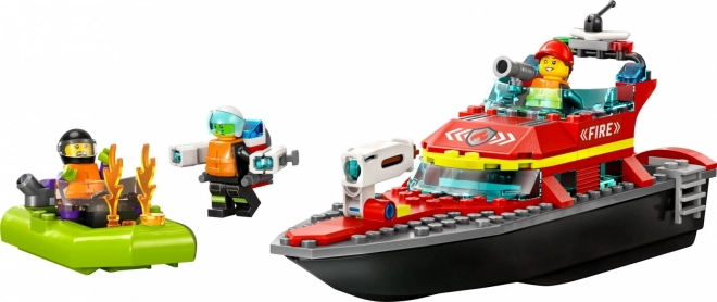 LEGO® City 60373 Vatrogasni spasilački brod i čamac