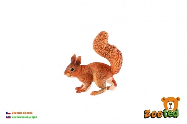 Veverica obična zooted plast 9cm u vrećici