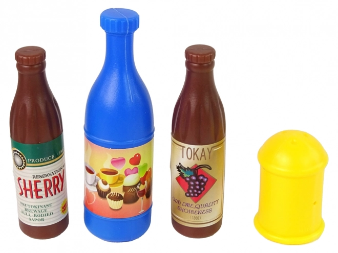 Set plastične hrane 30 kom s voćem i pomfritom