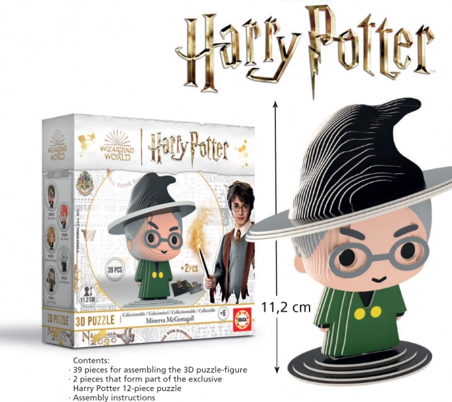 EDUCA 3D puzzle Harry Potter: Minerva McGonagallová 39 dijelova