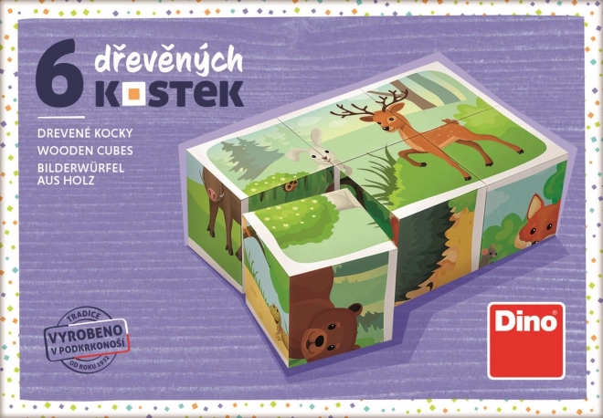 Dino Drvene kocke Šumske životinje