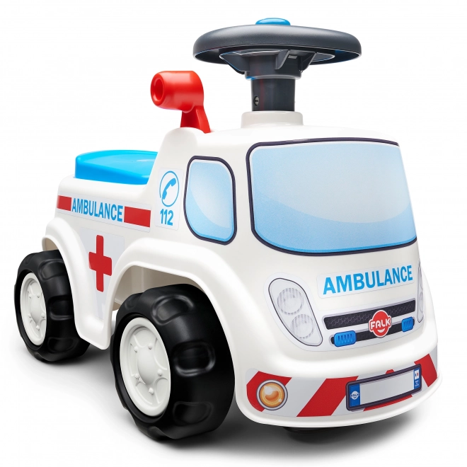 FALK Guralica Ambulance s otvorivim sjedalom i sirenom na volanu