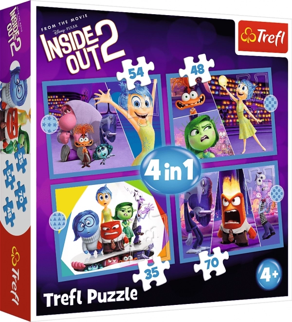 Puzzle 4 u 1 Izvrnuto obrnuto: Emocije na pozornici 2