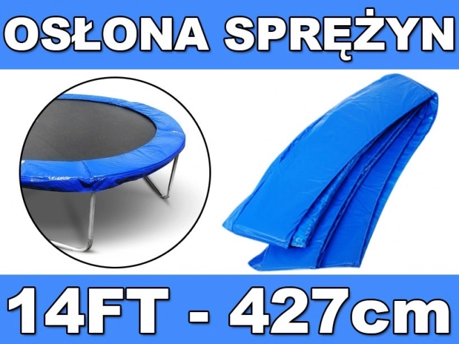 Zaštitni obruč za opruge za vrtni trampolin 427 cm (14 ft) – plavi