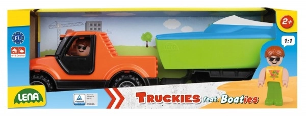 Auto Truckies Pickup s prikolicom i čamcem