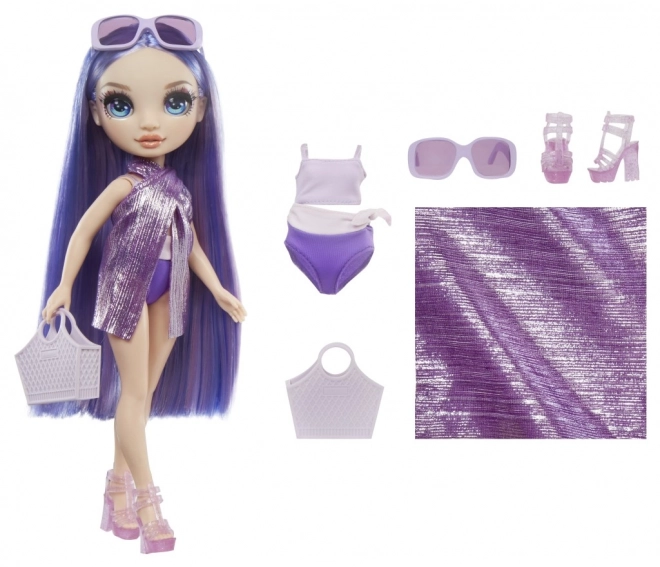 Rainbow High Fashion lutka u kupaćem kostimu - Violet Willow