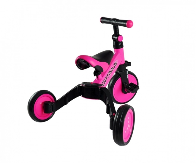 Bicikl 3 u 1 Optimus Pink