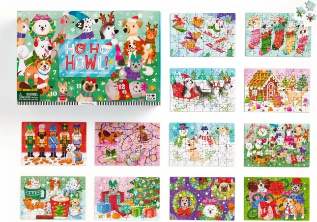 Blagdansko odbrojavanje Puzzle set 12 kom