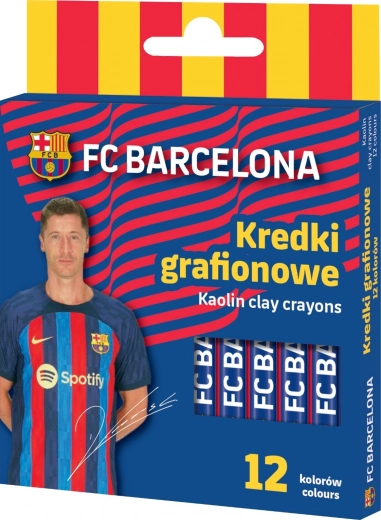 Voštane pastele FC BARCELONA ASTRA, 12 kom