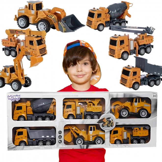Woopie Veliki Set Građevinskih Vozila 6u1