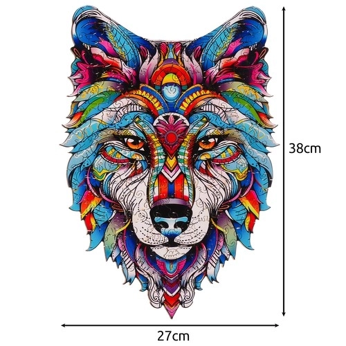 Drvene puzzle kruzzel Vuk