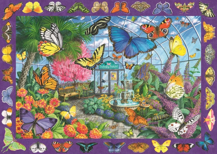 Puzzle Kraljevstvo leptira 1000 dijelova