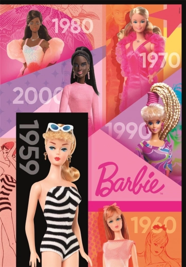 Puzzle od 1000 dijelova u kompaktnom pakiranju BARBIE