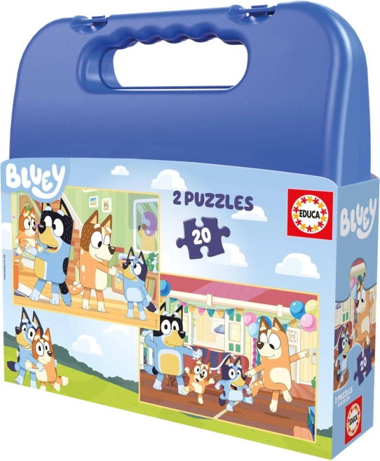 Educa Puzzle u kovčegu Bluey 2u1