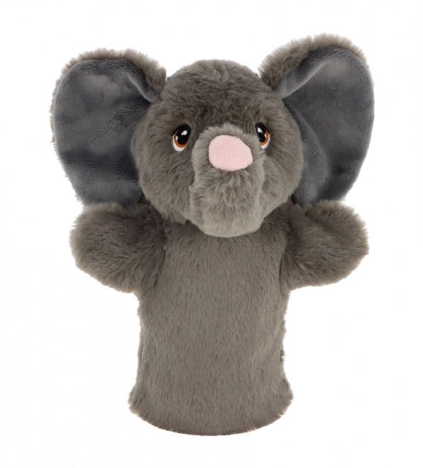 Keel Toys SE3076-6 Keeleco Slon - eko plišani lutak na ruku 27 cm