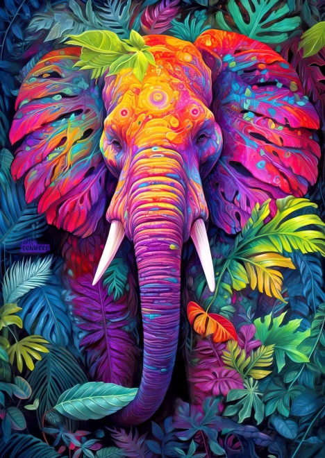 ENJOY Puzzle Maskirani slon 1000 dijelova