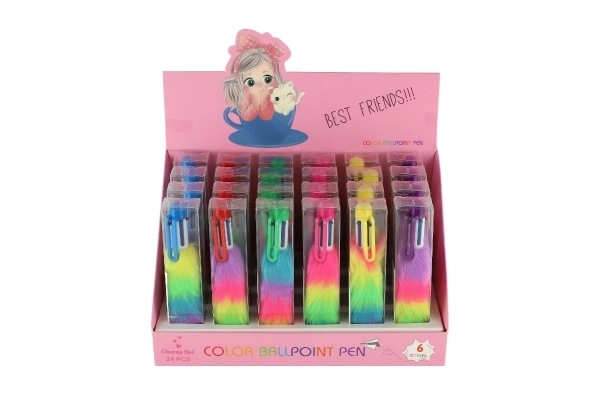 Teddies šarena plišana kemijska s resama