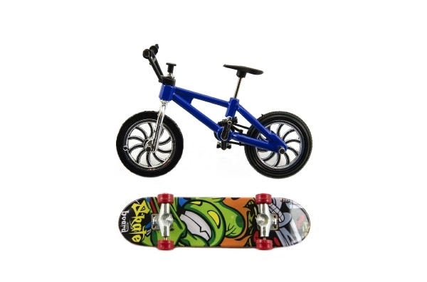 Kolo + skateboard prstni na zavrtanje plast 10cm na kartici