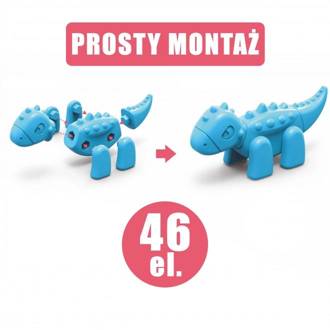 Konstruktorski set Dinosaurusi 2u1 društvena igra