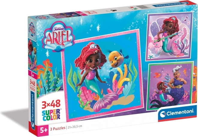 CLEMENTONI Puzzle Ariel 3x48 dijelova