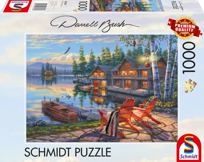 Puzzle Obale jezera, New York 1000 komada od Schmidta