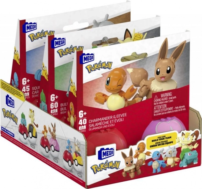 Građevinski set Pokémon Poké Ball Charmander i Eevee