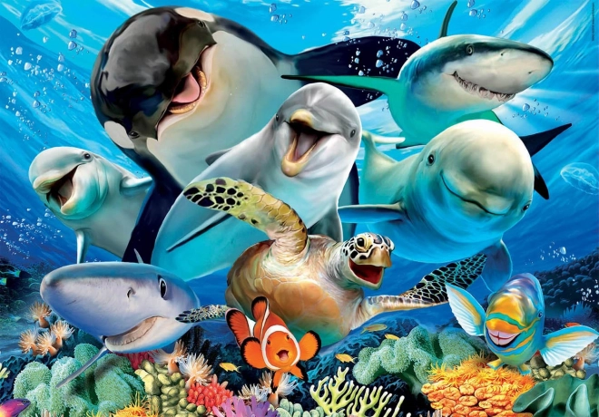 Educa puzzle podvodni selfie 100 dijelova