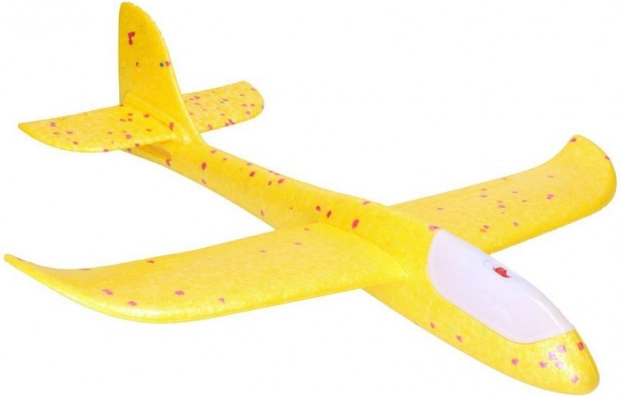 Polistirenski model aviona + pokretni stabilizator + svjetla – Plavi