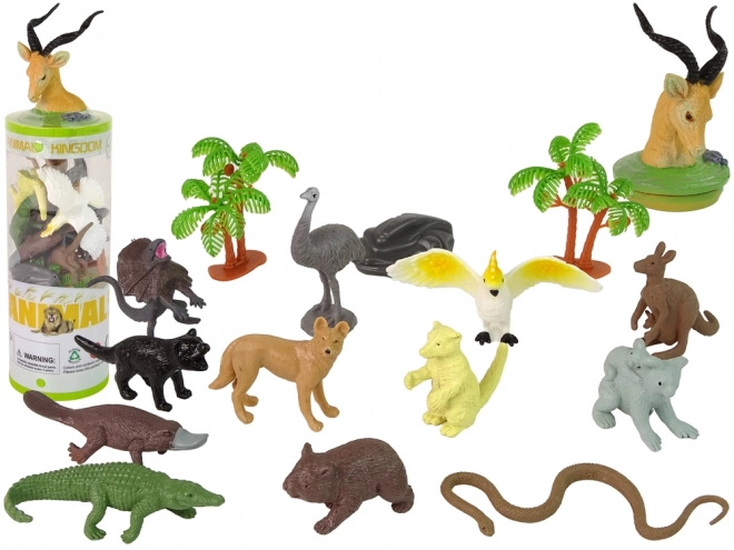 Set Figurica Životinja Australije 12 kom. Dodaci u tubi