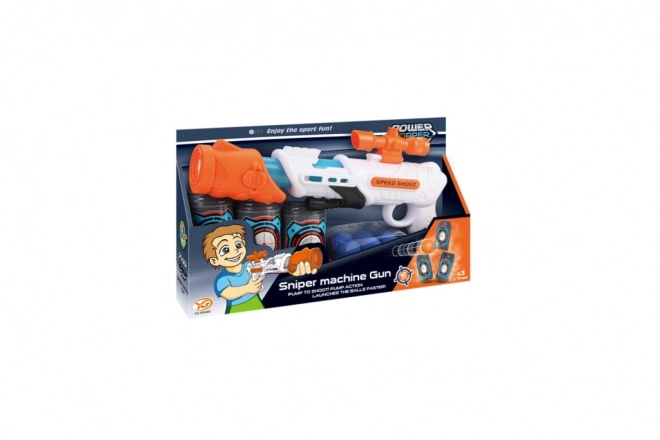 Pištolj na pjenaste loptice 34 cm