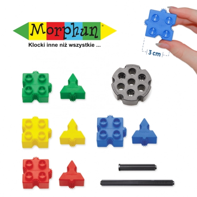 Morphun Konstruktivni Set 200 kom - Građevinske Kocke