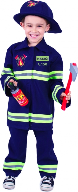 Dječji kostim vatrogasca – hrvatski natpis, veličina L