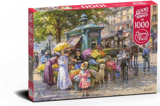 Puzzle Cvjetna Tržnica CHERRY PAZZI 1000 komada