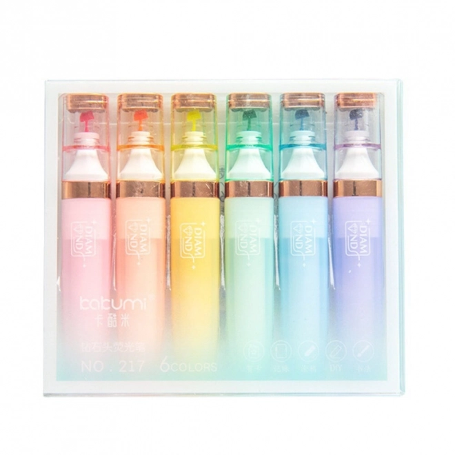 Set pastelnih markera 6 kom