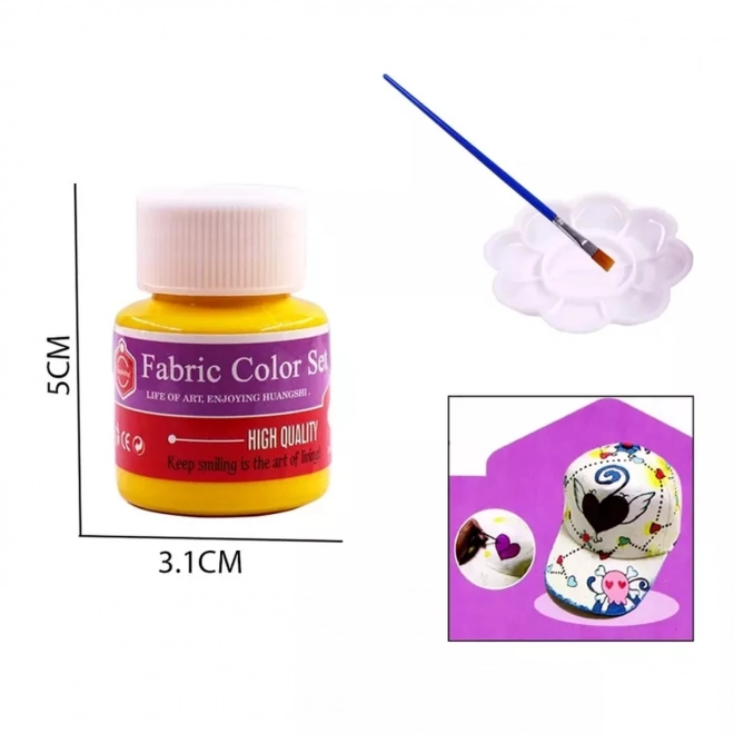 Set za tekstil u 6 boja s priborom