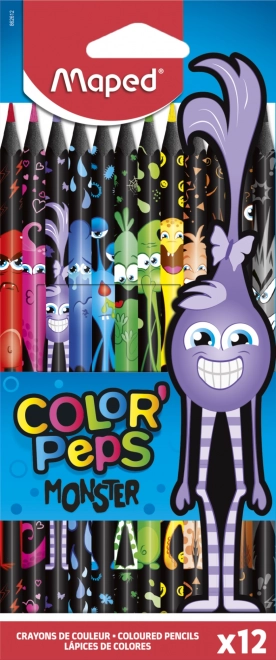 Trokutaste bojice Maped Color'Peps Monster 12 kom