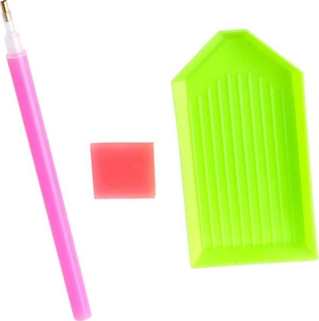 Set za dijamantno slikanje - ružičasti flamingosi