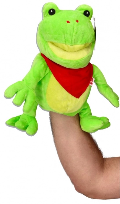 Plišani lutak na ruku Žaba