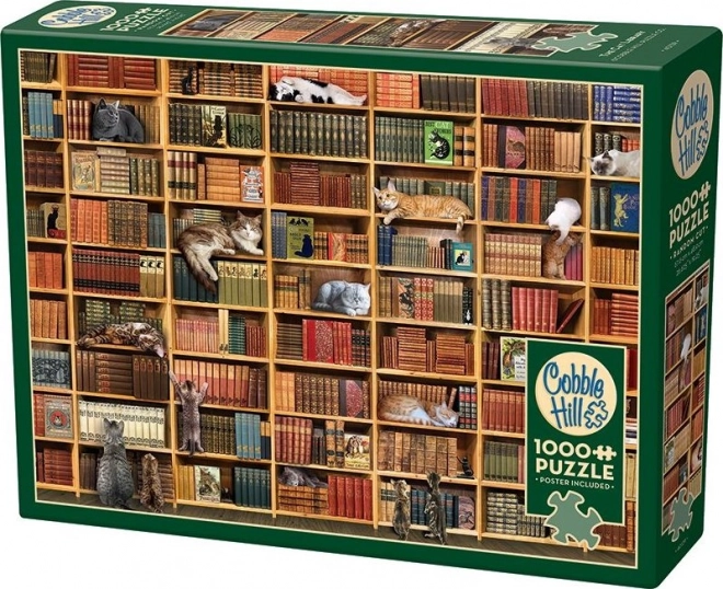 Puzzle Mačja knjižnica 1000 dijelova