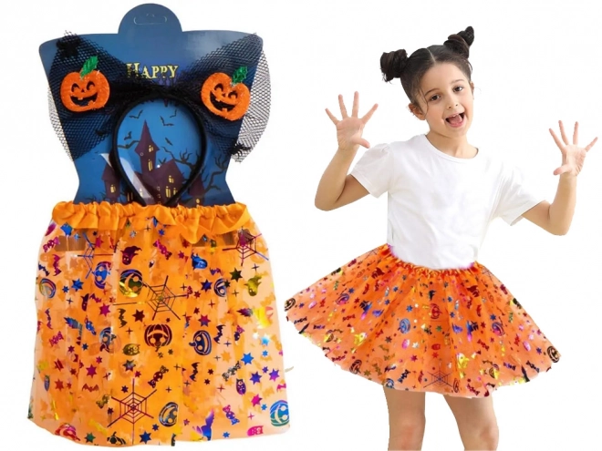 Halloween kostim s trakom za glavu i tutu suknjom