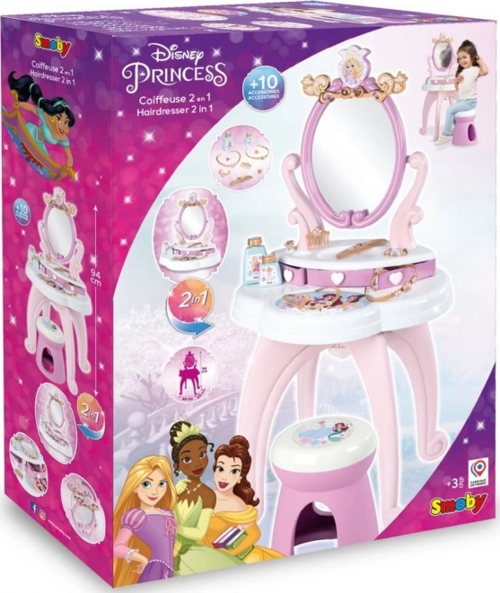 SMOBY Toaletni stolić 2u1 Disney Princeze